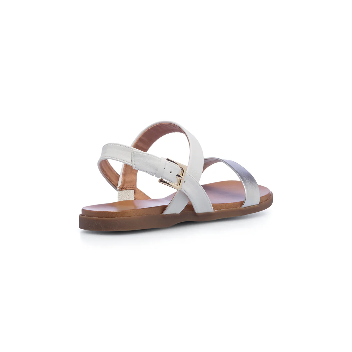 Sandali bassi bianchi in "pelle vegana" da donna Call It Spring Elillan - Image 3
