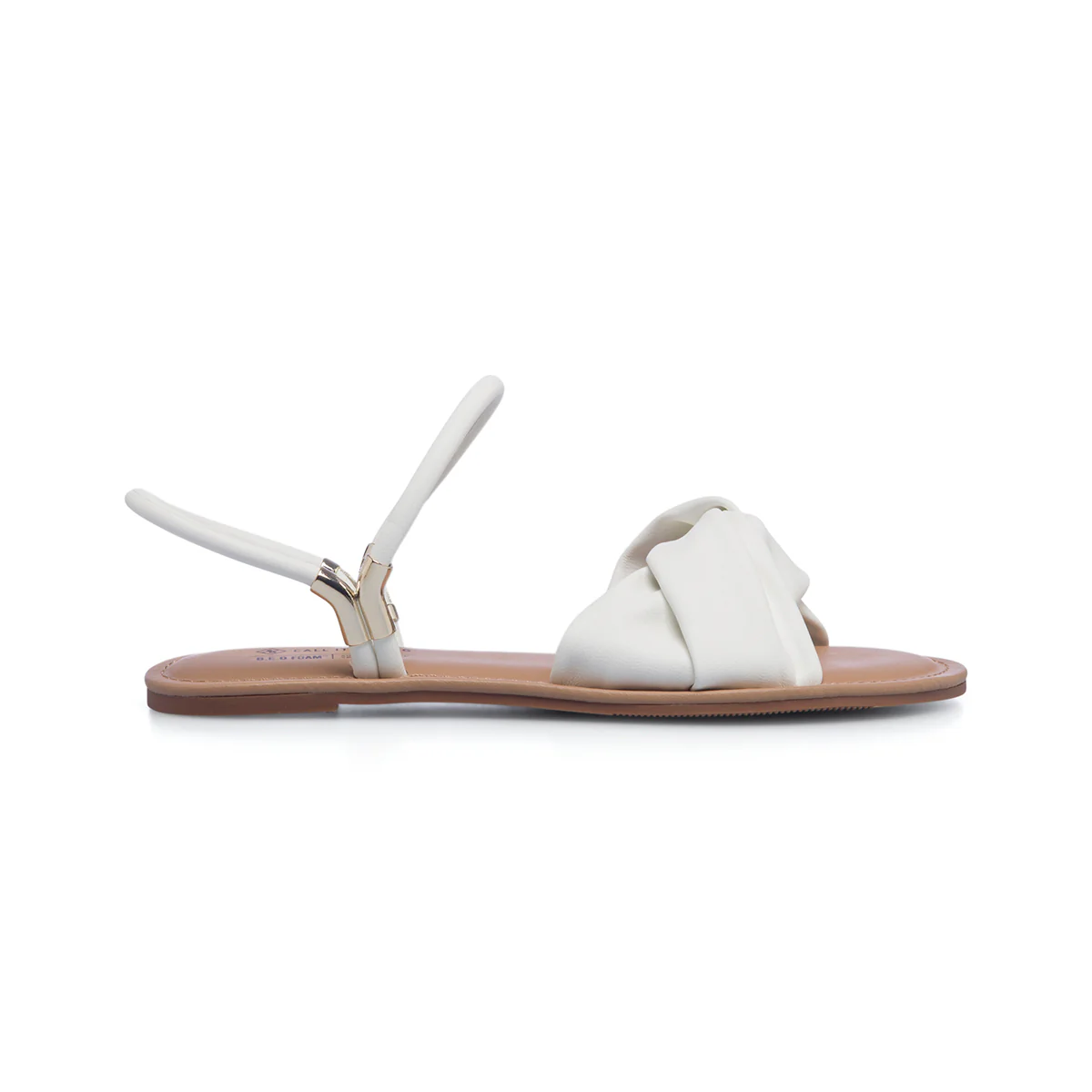 Sandali bassi bianchi in "pelle vegana" da donna Call It Spring Katalinna