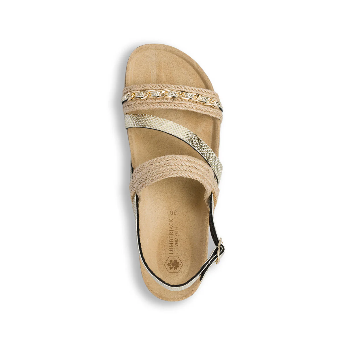 Sandali bassi da donna con fasce in corda Lumberjack Jolie - Image 8