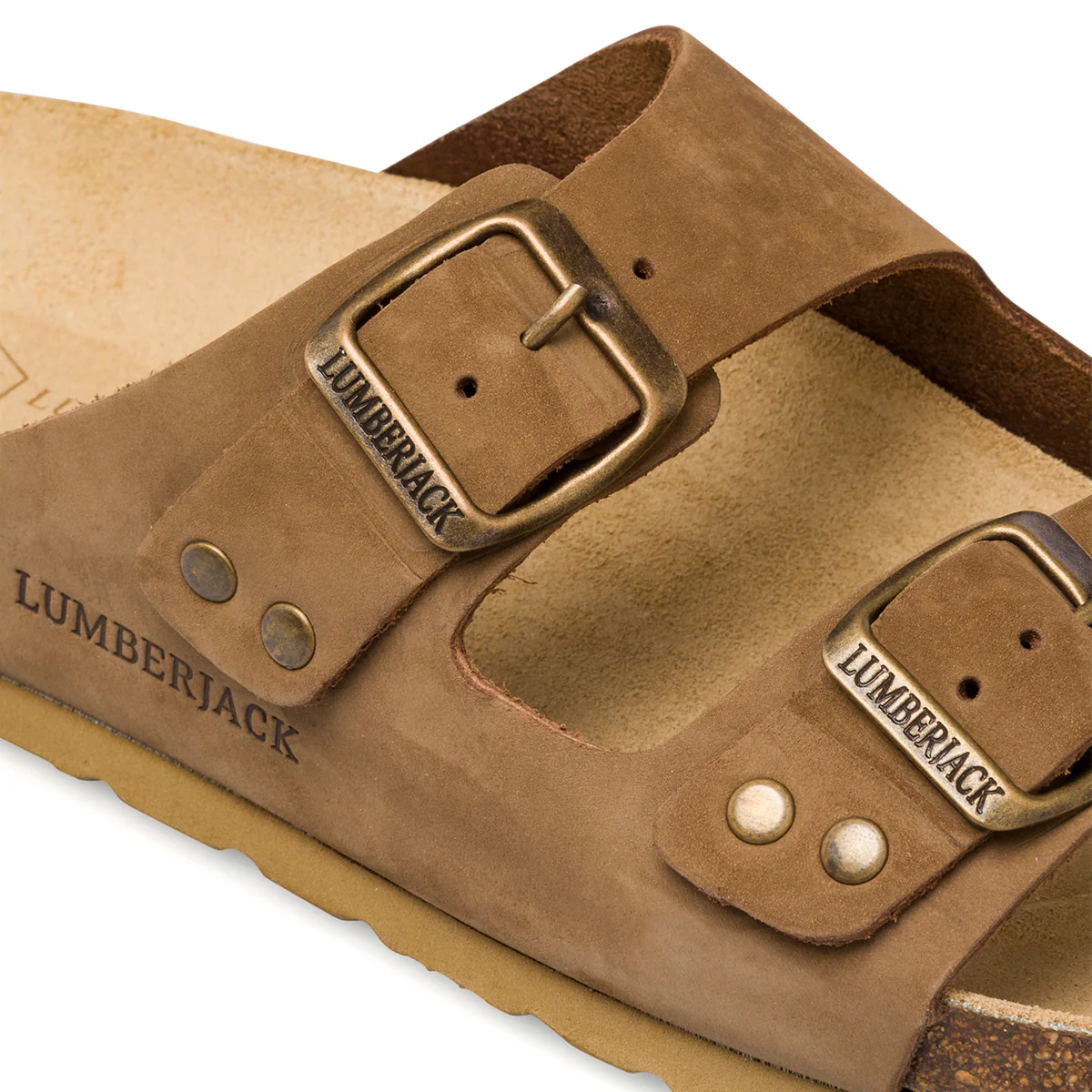 Sandali bassi marroni in pelle da donna Lumberjack Jolie - Image 6