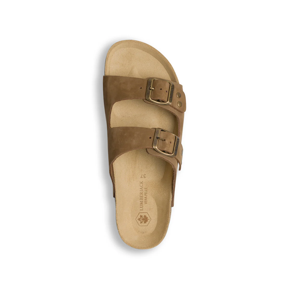 Sandali bassi marroni in pelle da donna Lumberjack Jolie - Image 8