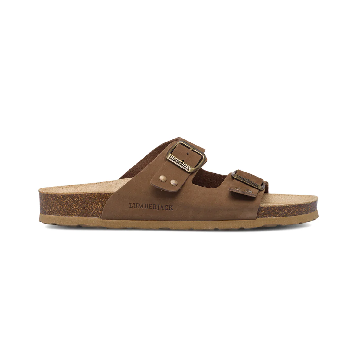 Sandali bassi marroni in pelle da donna Lumberjack Jolie
