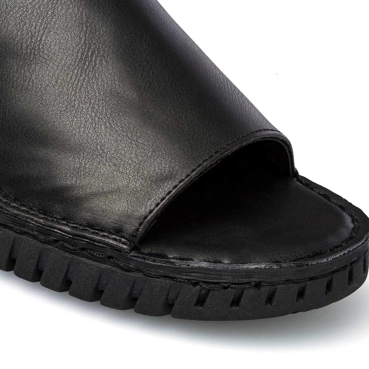 Sandali bassi neri da donna con cinturino elasticizzato P Eco Friendly - Image 14