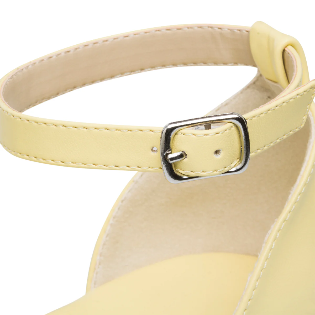 Sandali bassi gialli da donna con maxi-catena Lora Ferres - Image 14