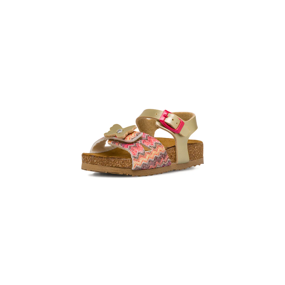 Sandali Beige da Bambina e Ragazza con Farfalla e cinturino con fibbia Regolabile Settenote - Image 2