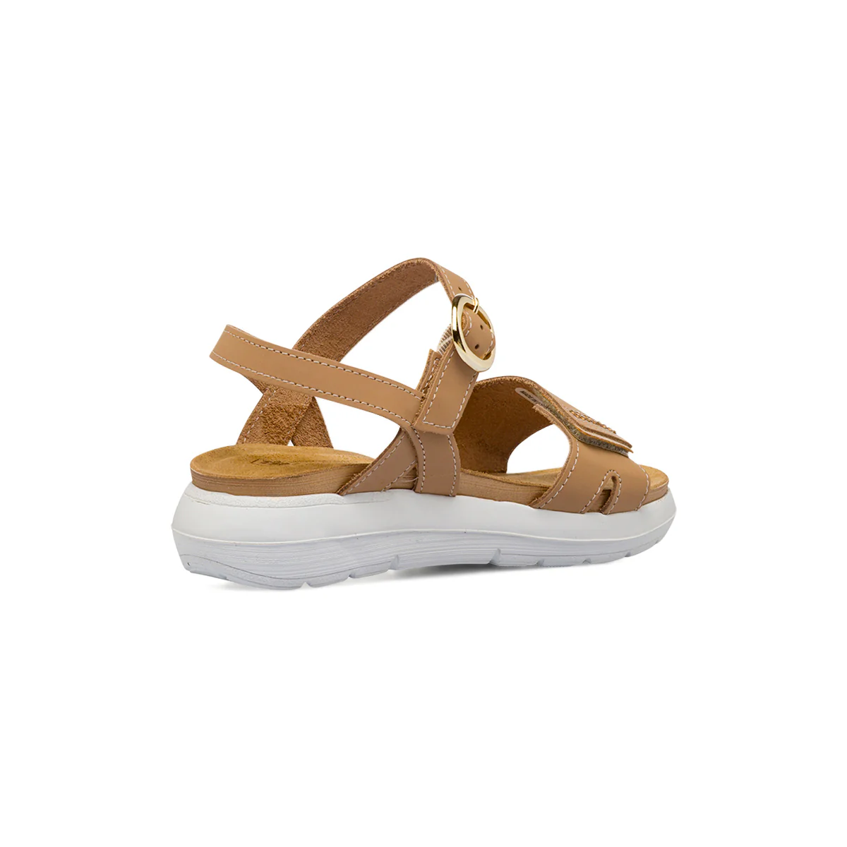 Sandali beige da Donna con fibbia e strappo Lumberjack - Image 3