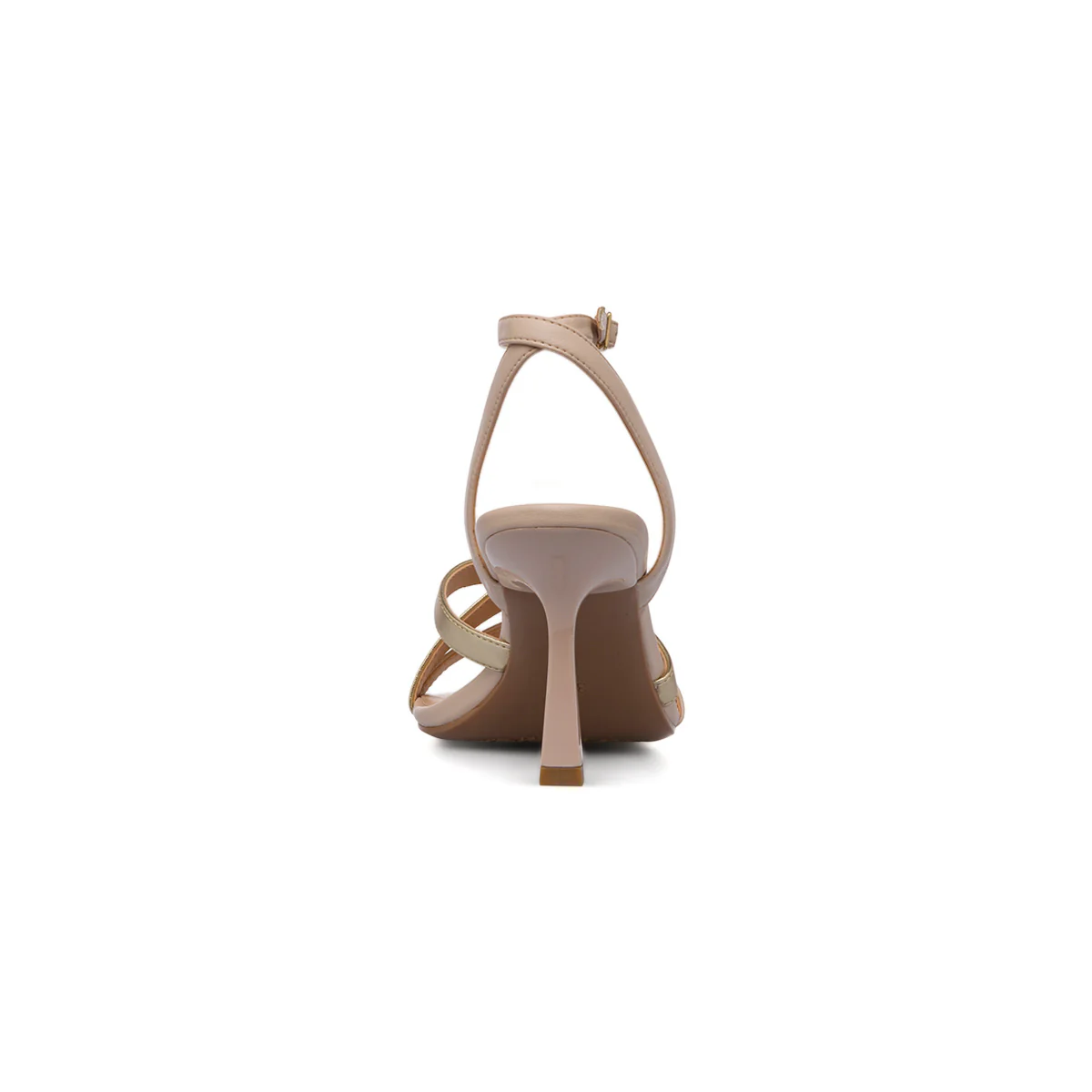 Sandali beige da Donna con motivo incrociato e tacco a stiletto 8,5 cm Swish Jeans - Image 5