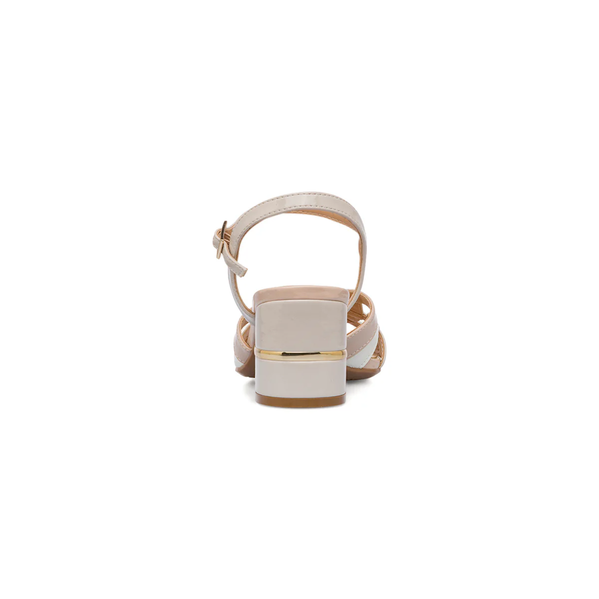 Sandali beige da Donna con tacco 6 cm e dettagli in contrasto Swish Jeans - Image 6