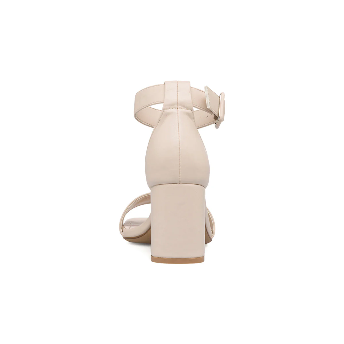 Sandali beige da donna con tacco a blocco 7 cm Lora Ferres - Image 7