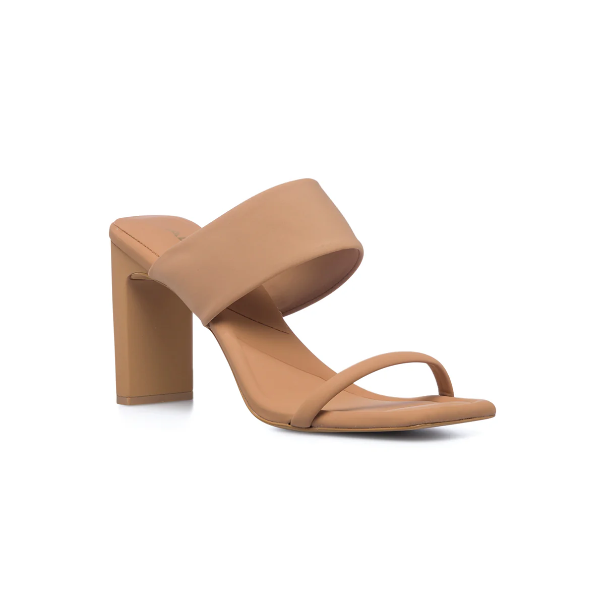 Sandali beige da donna con tacco a blocco 9 cm e punta squadrata ALDO Meatha - Image 2