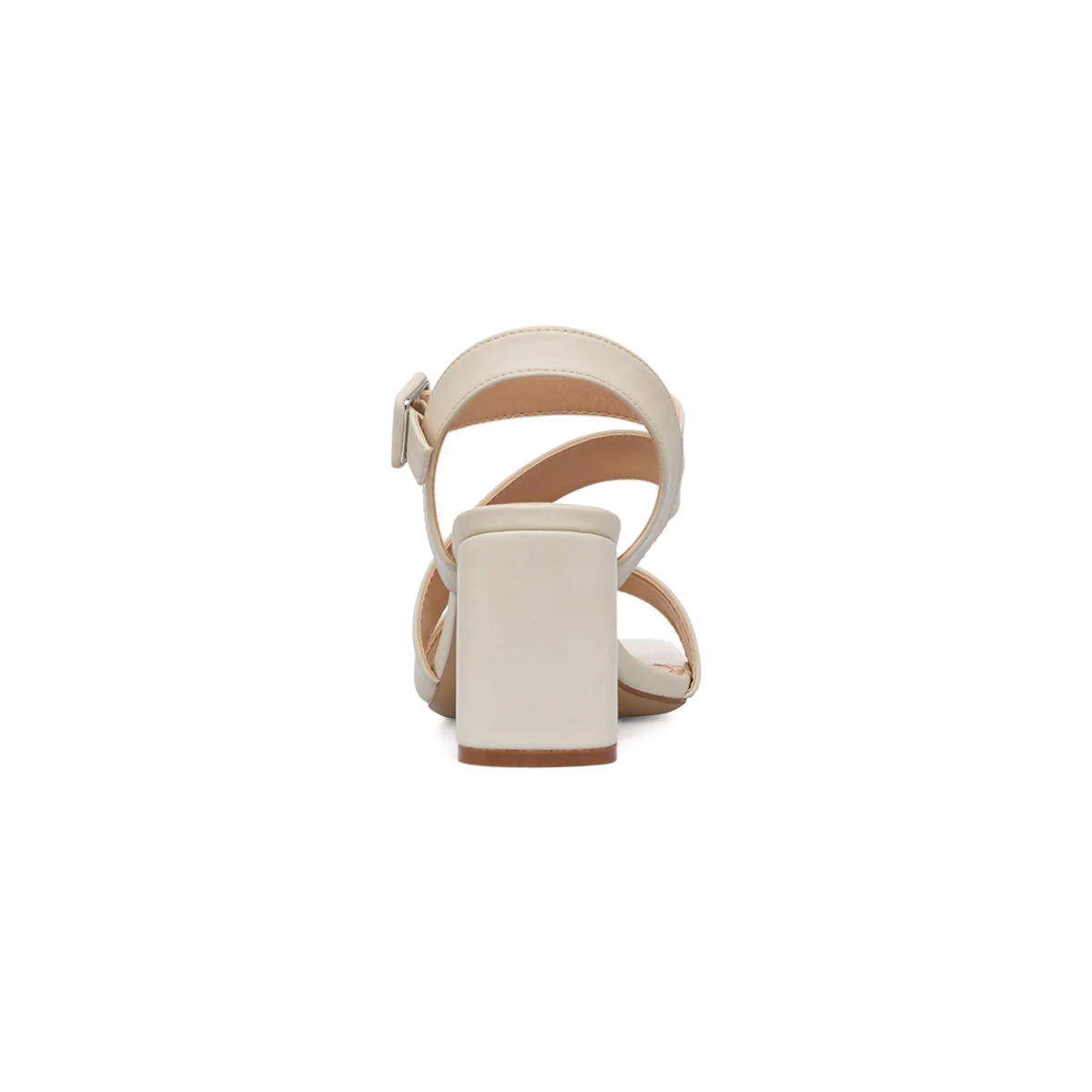 Sandali beige da Donna con tacco a colonna 8 cm Lora Ferres - Image 4