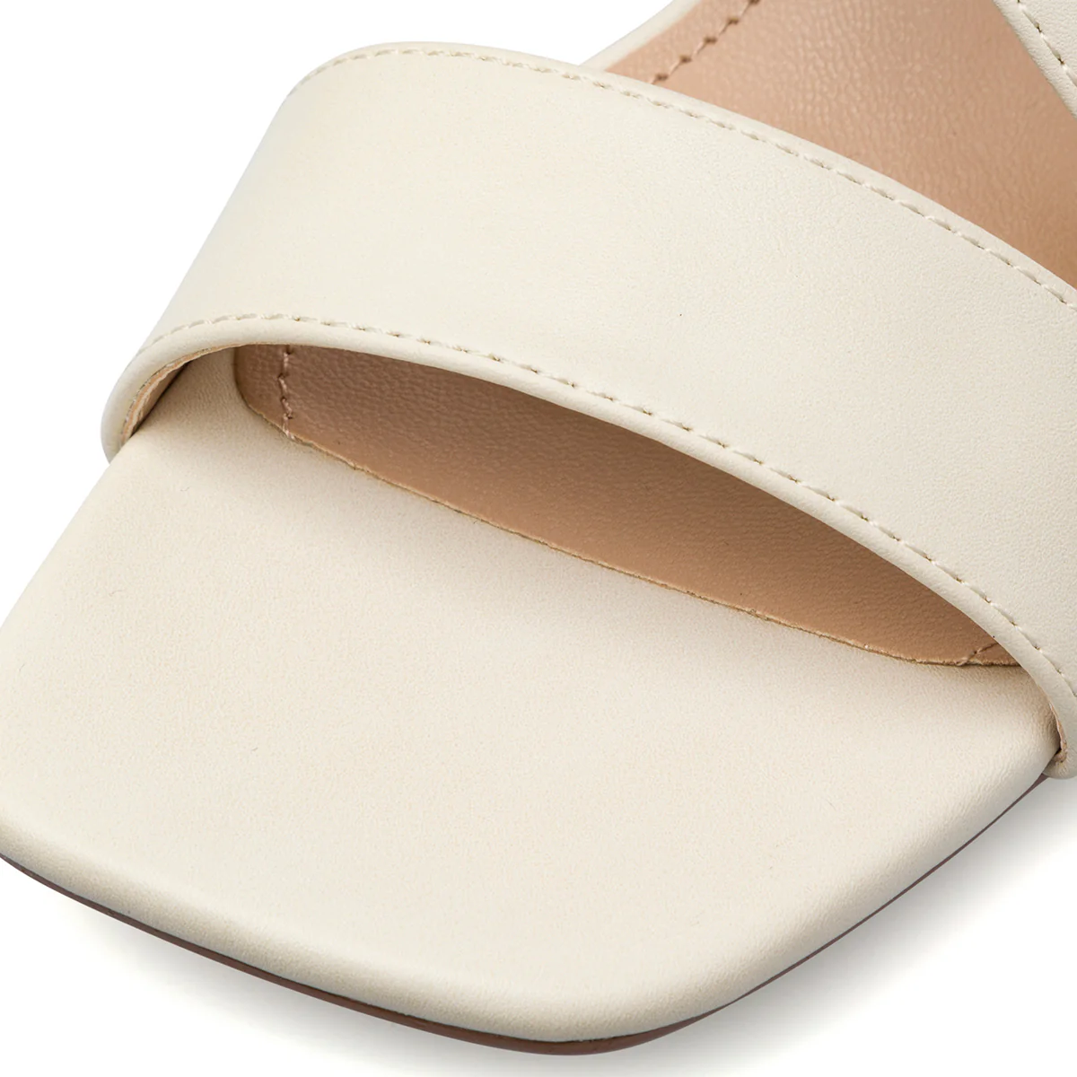 Sandali beige da Donna con tacco a colonna 8 cm Lora Ferres - Image 5