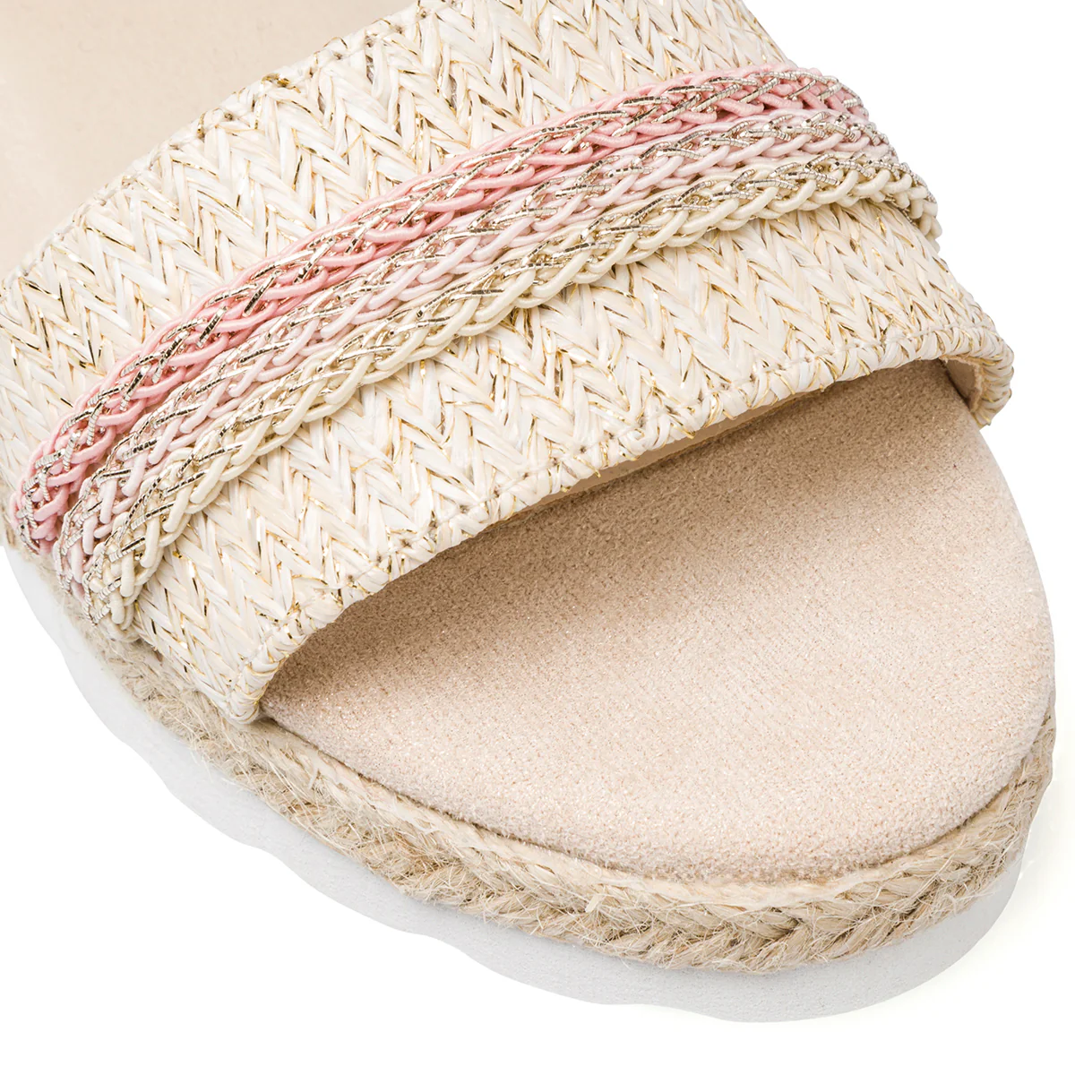Sandali beige da ragazza con zeppa 5 cm 10 Baci - Image 6