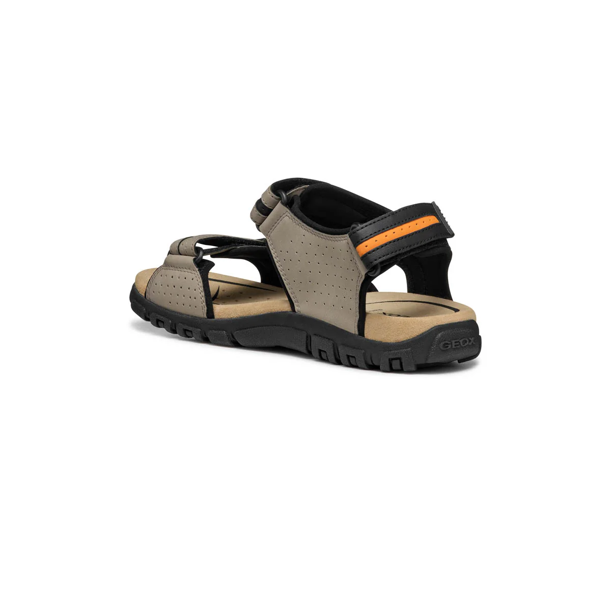 Sandali beige da Uomo con strappi e suola traspirante Geox - Image 3