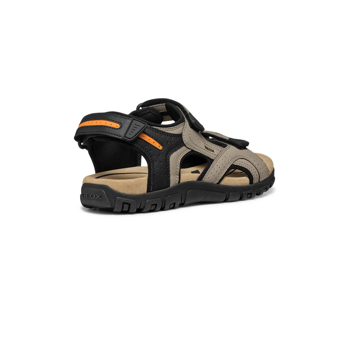 Sandali beige da Uomo con strappi e suola traspirante Geox - Image 4