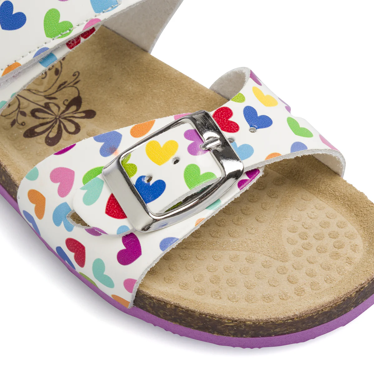 Sandali bianchi Bambina con fantasia a cuori e velcro Primigi - Image 5