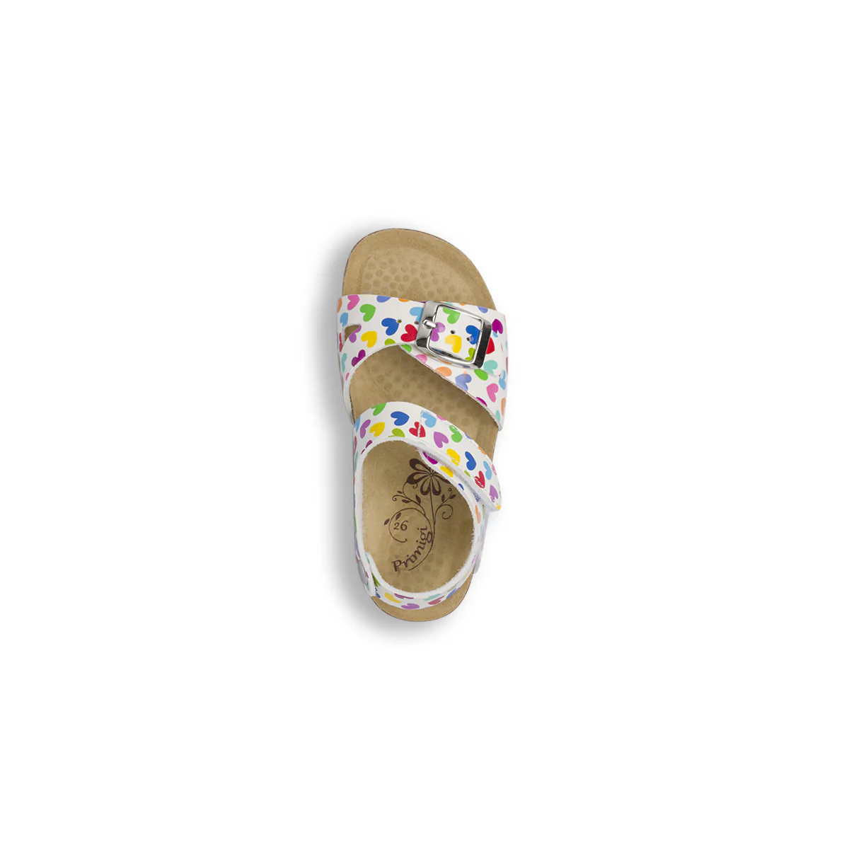 Sandali bianchi Bambina con fantasia a cuori e velcro Primigi - Image 6