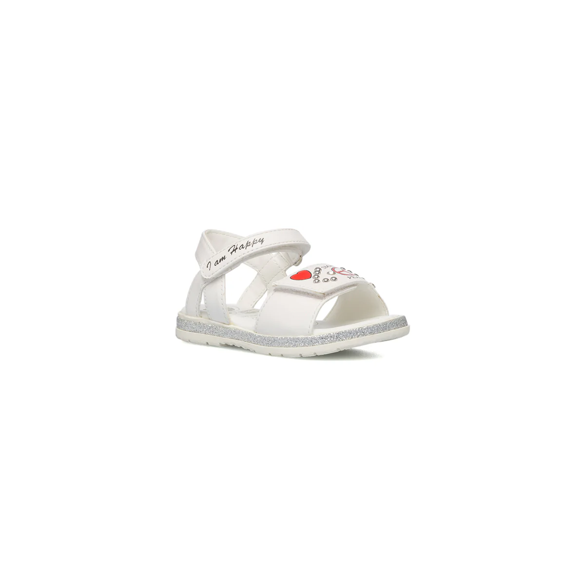 Sandali bianchi con glitter e borchie Chicco Cleo - Image 2