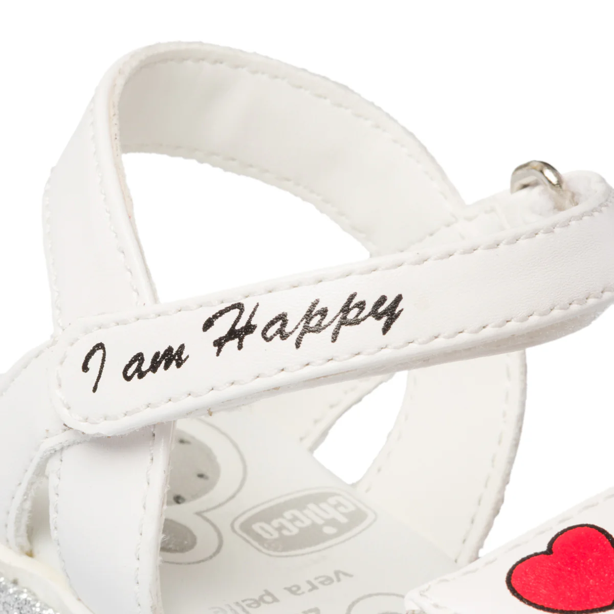 Sandali bianchi con glitter e borchie Chicco Cleo - Image 6