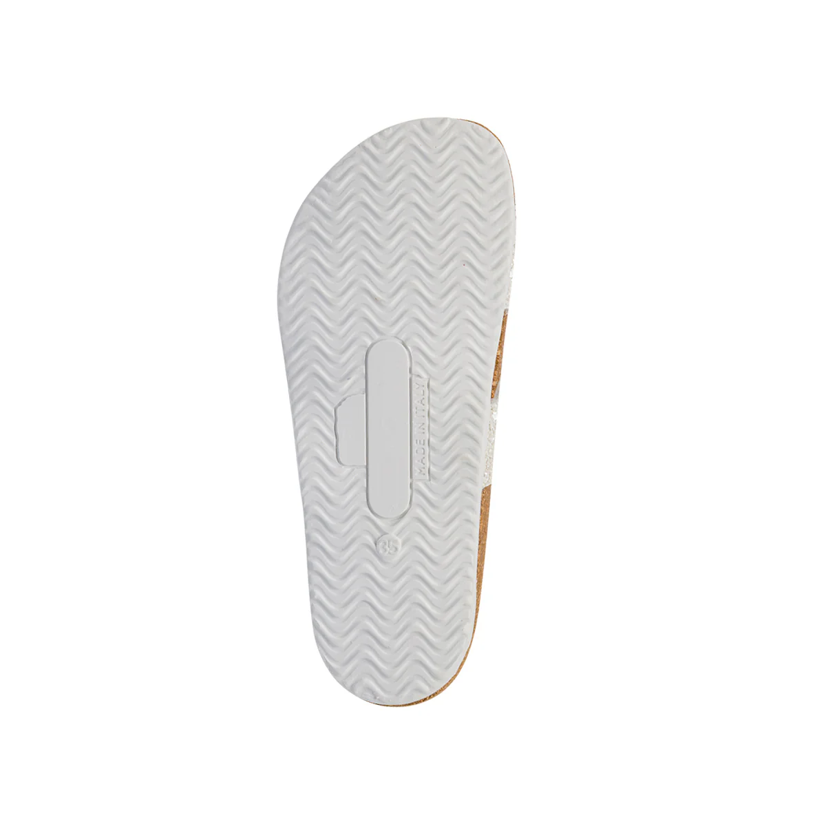 Sandali bianchi con glitter e sottopiede in Pelle da bambina Settenote - Image 6