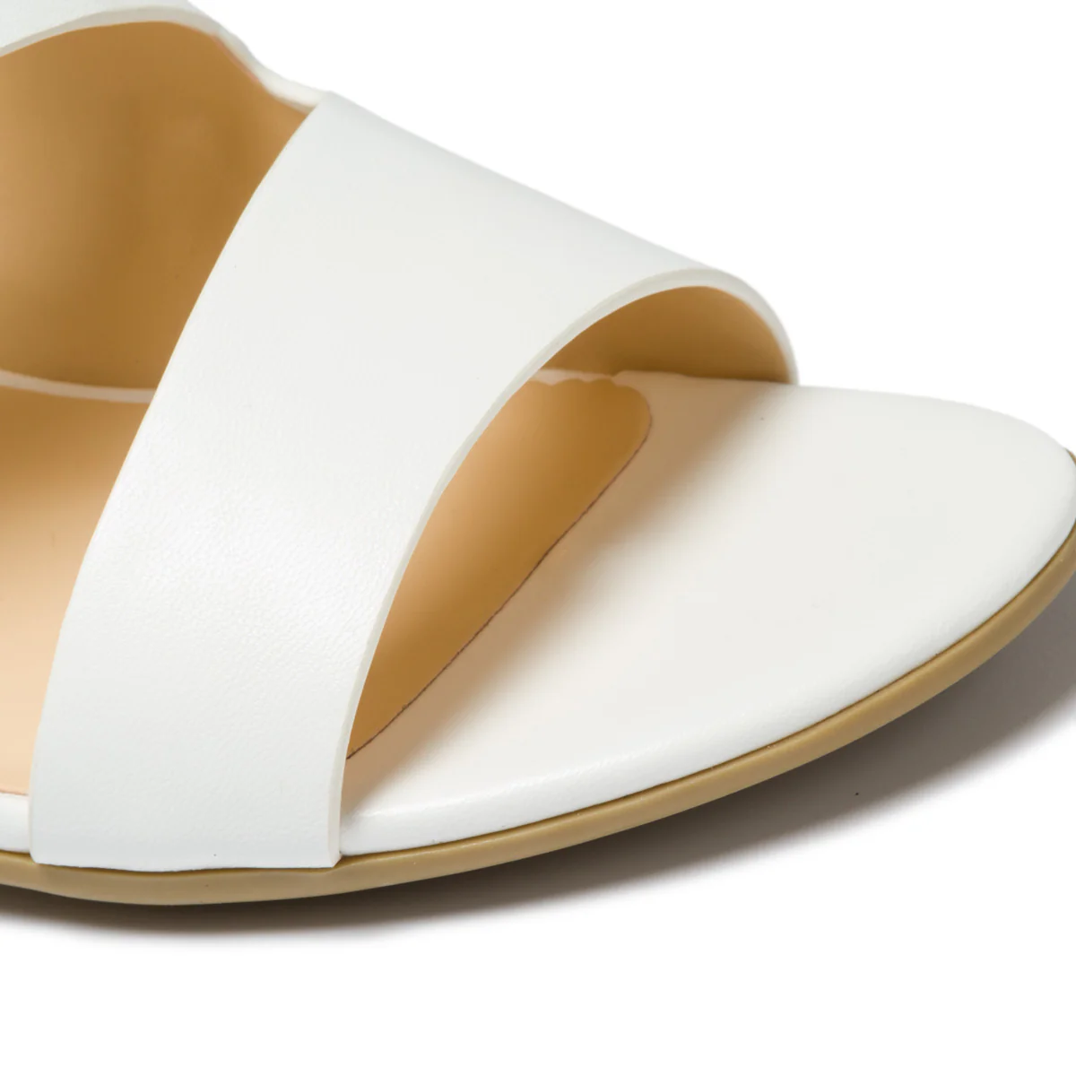 Sandali bianchi con tacco 5 cm Lora Ferres - Image 6