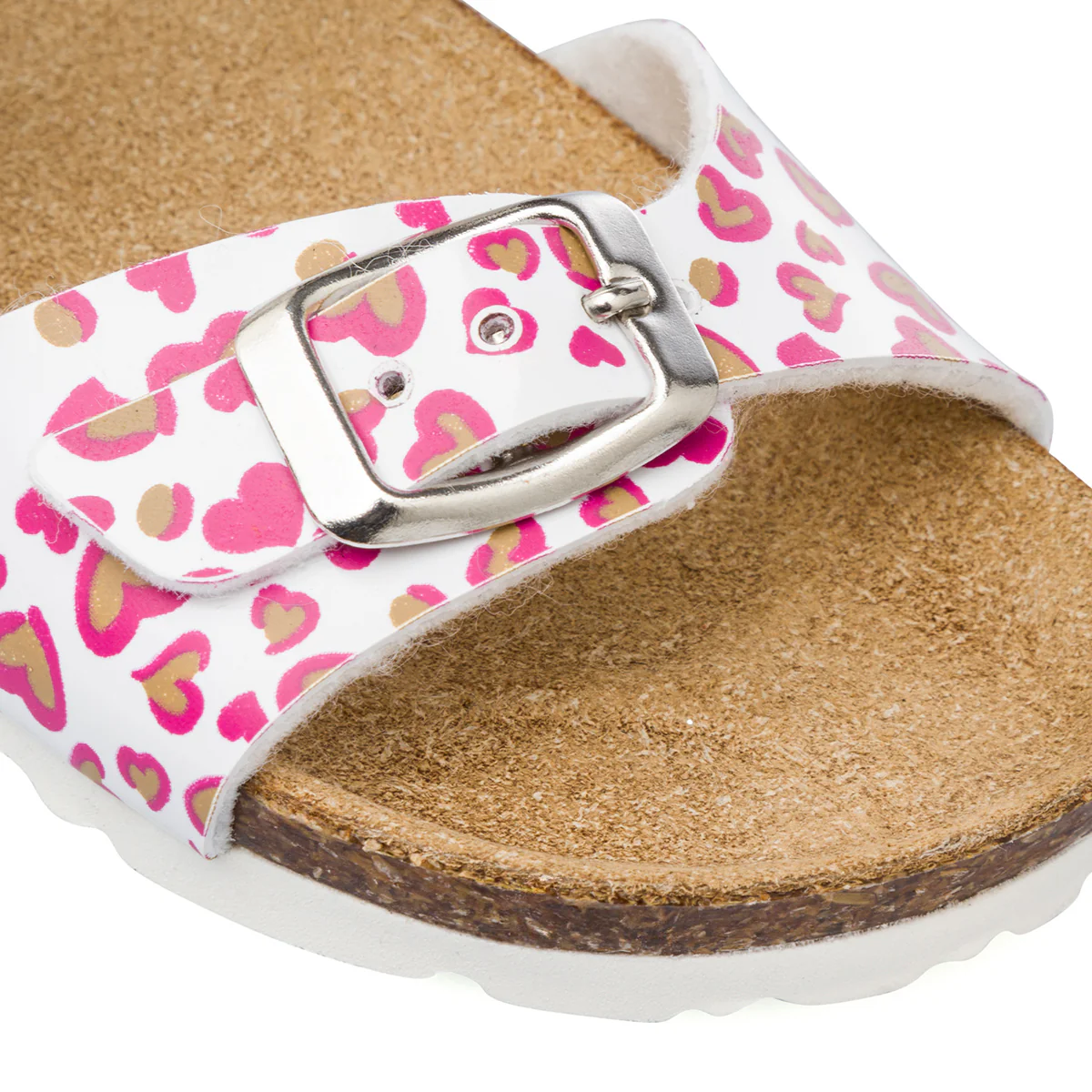 Sandali bianchi da Bambina con stampa cuori a contrasto Settenote - Image 4