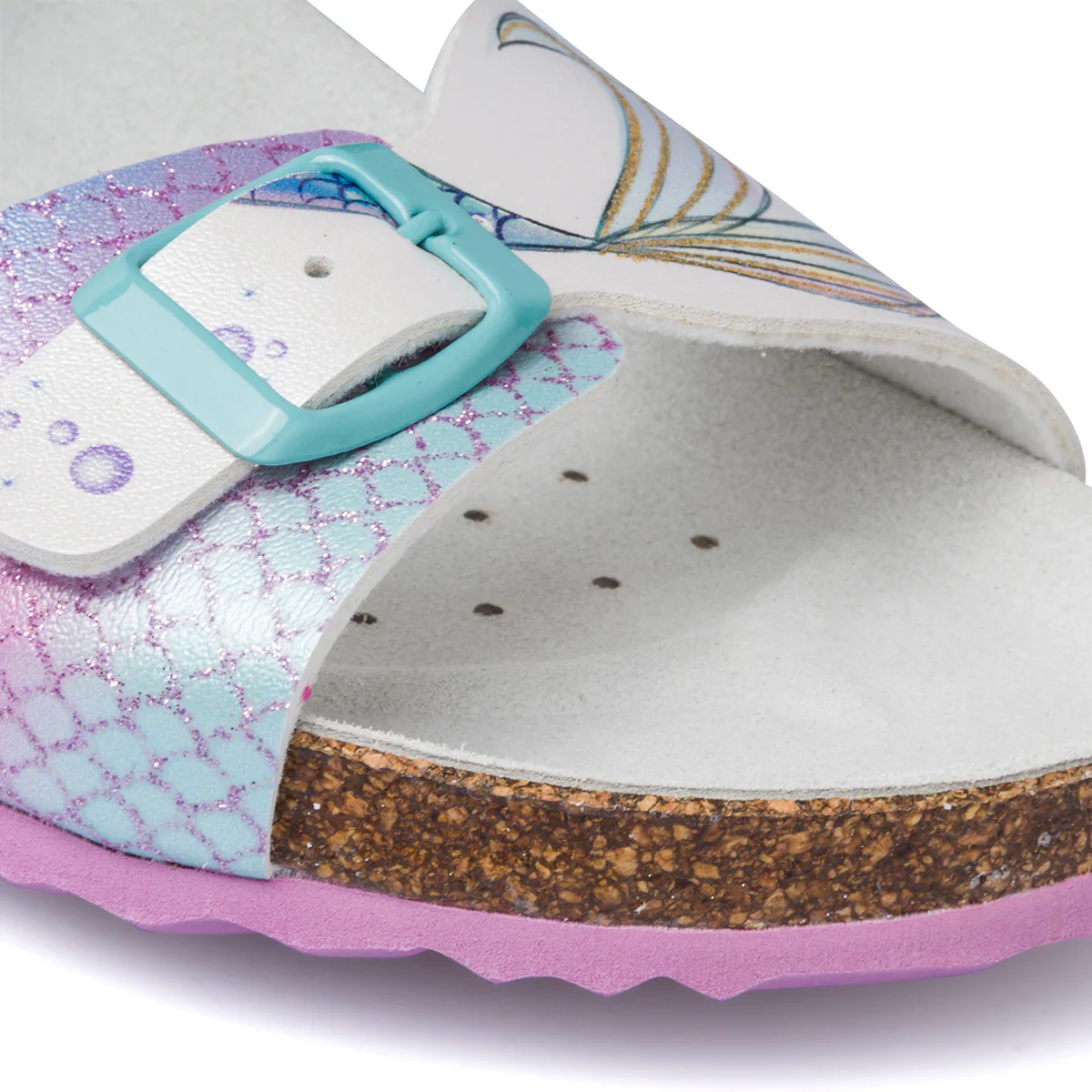 Sandali bianchi da bambina con stampa La Sirenetta Geox Adriel - Image 8