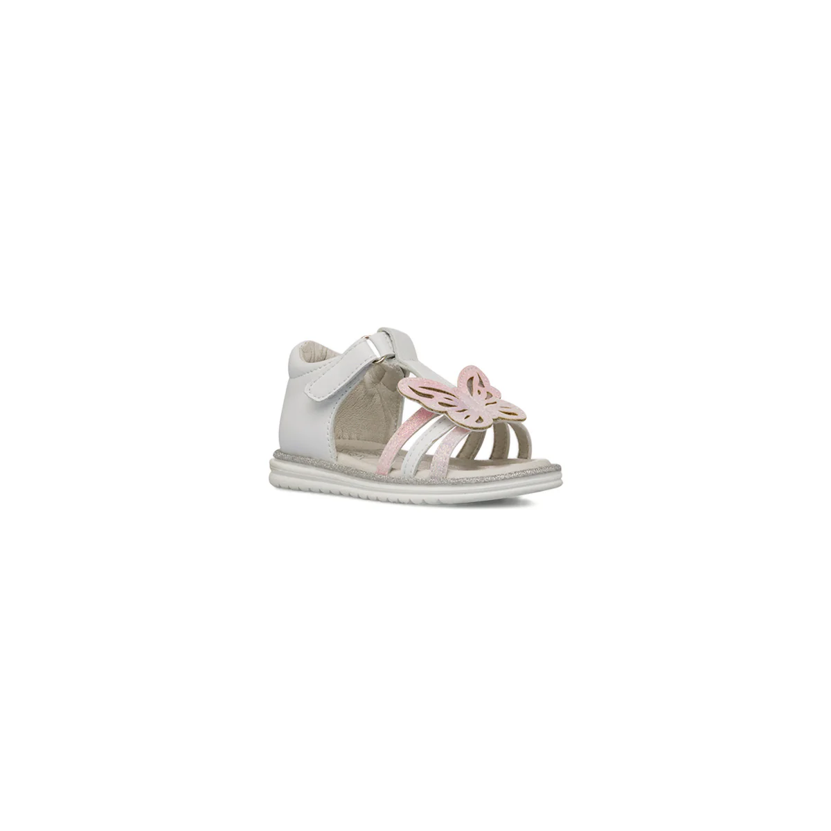 Sandali bianchi da Bambina Primi Passi con farfalla Le scarpe di Alice - Image 2