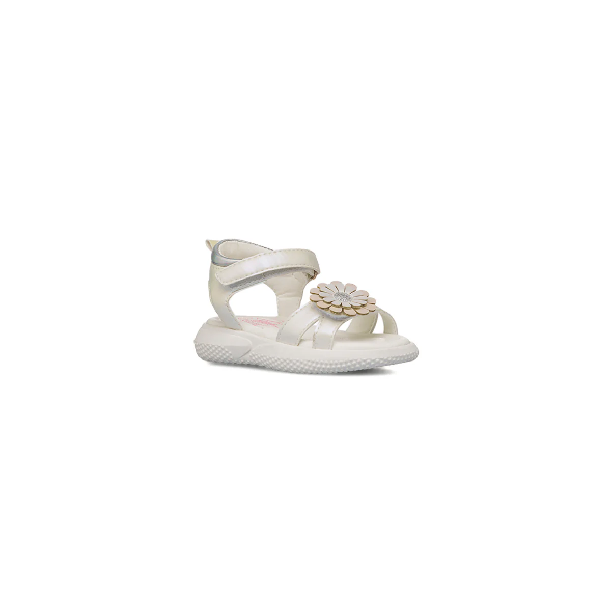 Sandali Bianchi da Bambina Primi Passi con fiore in rilievo Le scarpe di Alice - Image 2