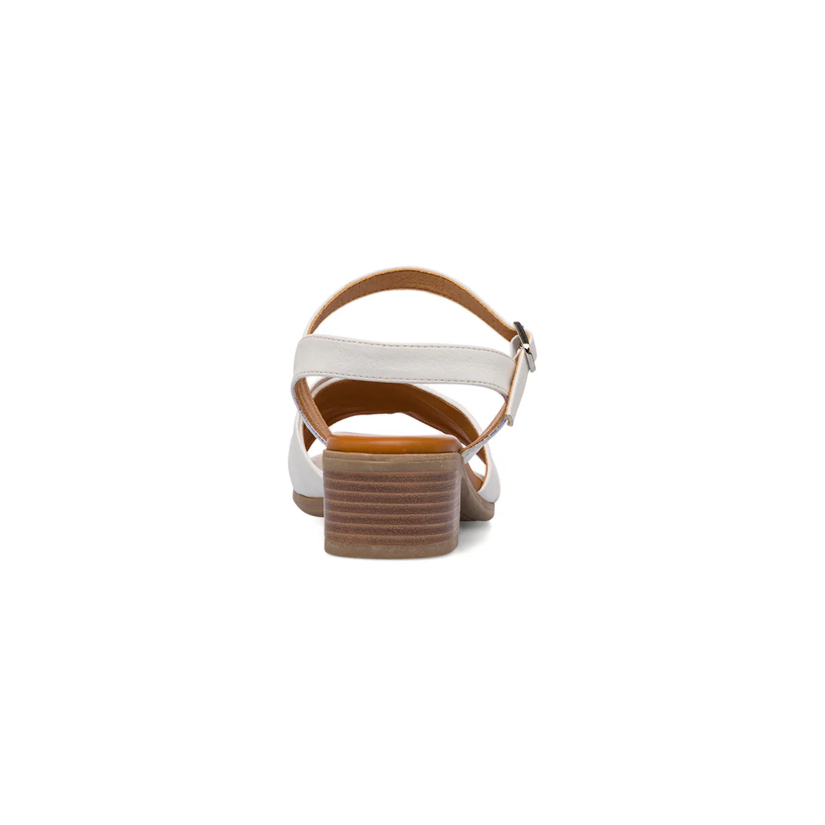 Sandali bianchi da Donna con cinturino alla caviglia e fascia intrecciata Lora Ferres - Image 4