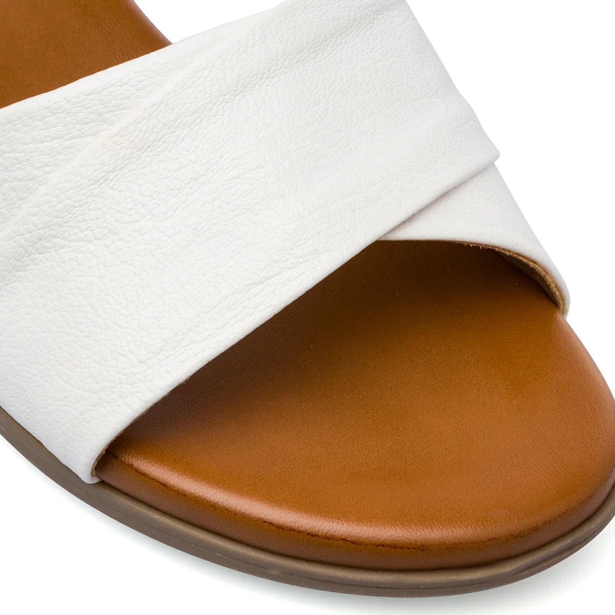 Sandali bianchi da Donna con cinturino alla caviglia e fascia intrecciata Lora Ferres - Image 5
