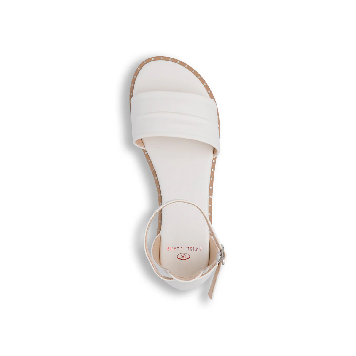 Sandali Bianchi da Donna con cinturino alla caviglia Swish Jeans - Image 5