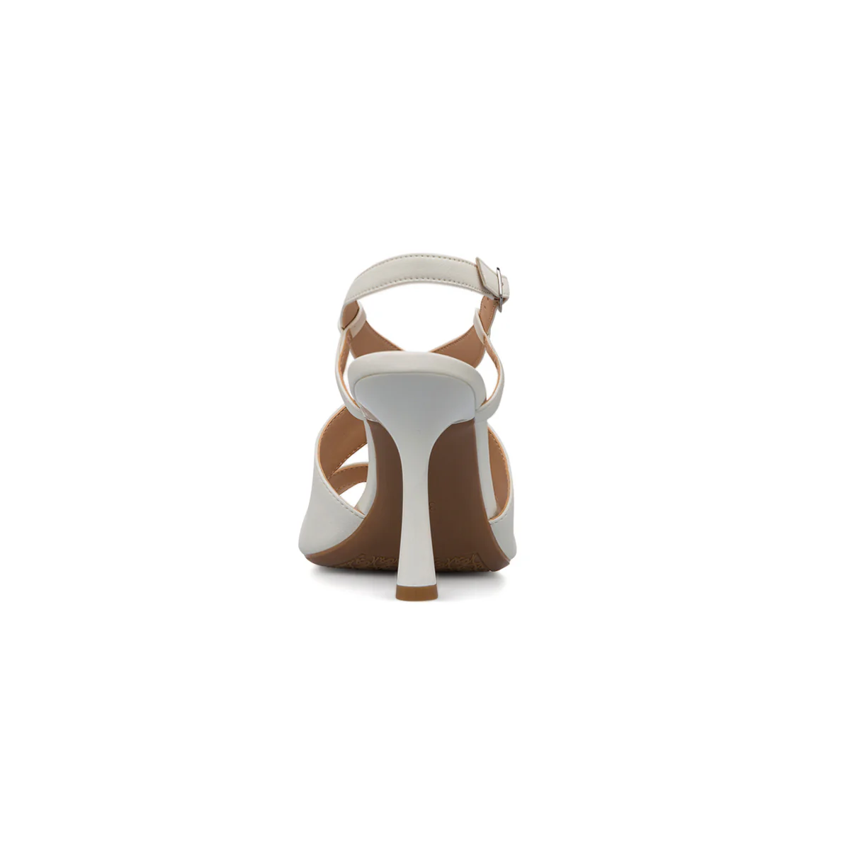 Sandali Bianchi da Donna con motivo incrociato e tacco a spillo 9,5 cm Swish Jeans - Image 5