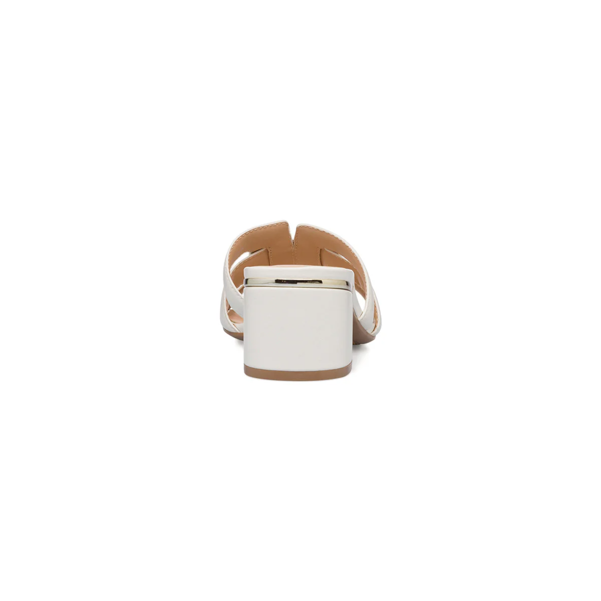 Sandali bianchi da donna con tacco a blocco 6 cm Lora Ferres - Image 7