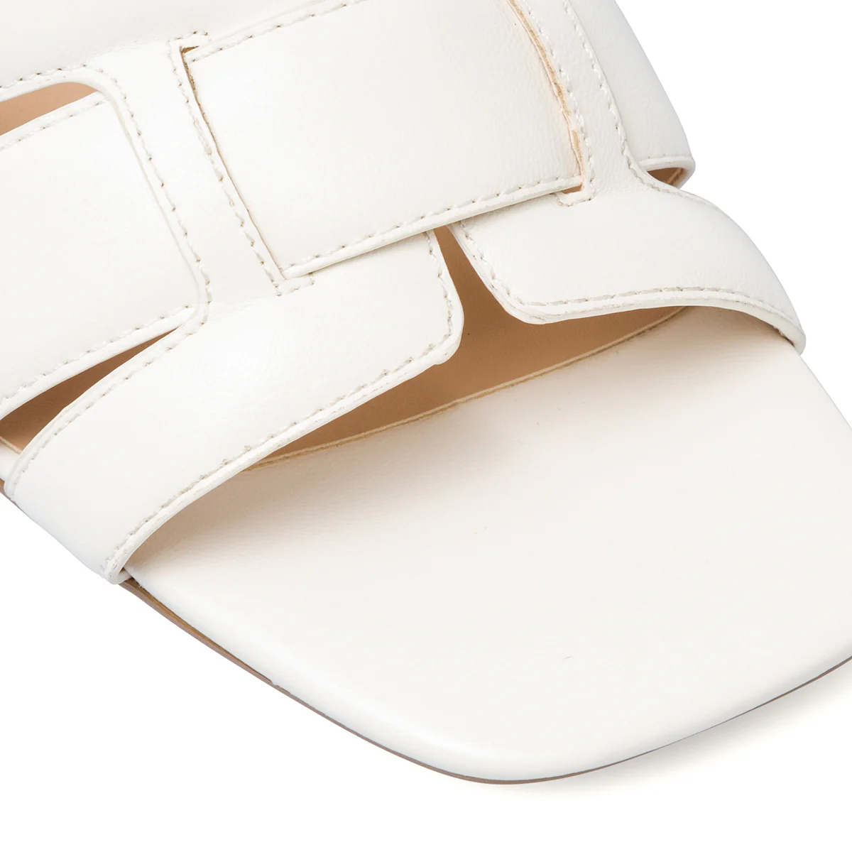 Sandali bianchi da donna con tacco a blocco 6 cm Lora Ferres - Image 8