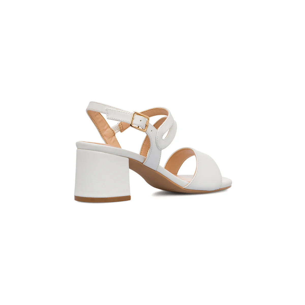 Sandali bianchi da Donna con tacco a colonna 6 cm Lora Ferres - Image 3