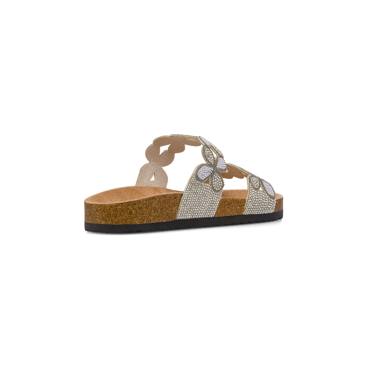 Sandali Bianchi da Donna con tramatura Floreale Lora Ferres - Image 5