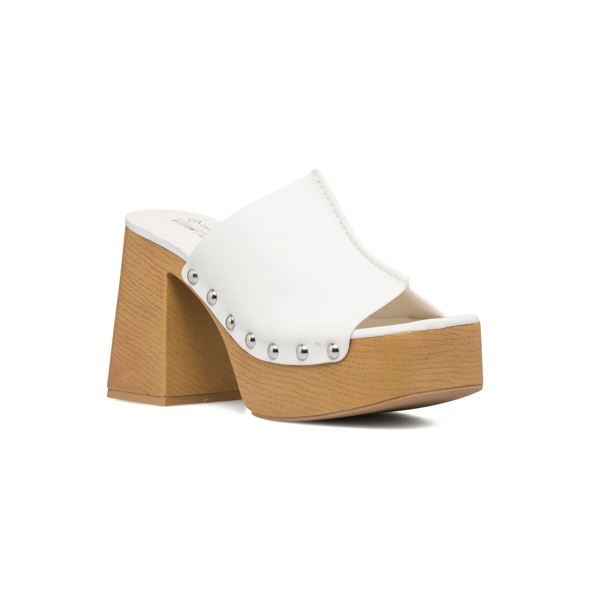 Sandali bianchi da donna in "pelle vegana" con tacco 9,5 cm Call It Spring Woodstock - Image 2