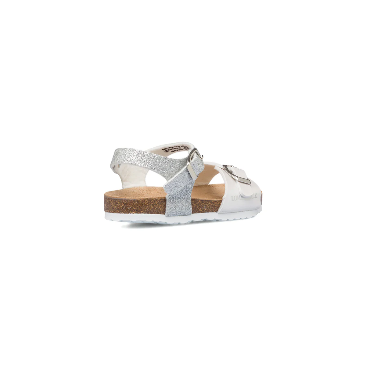 Sandali bianchi e argento da bambina con glitter Lumberjack Bling - Image 3