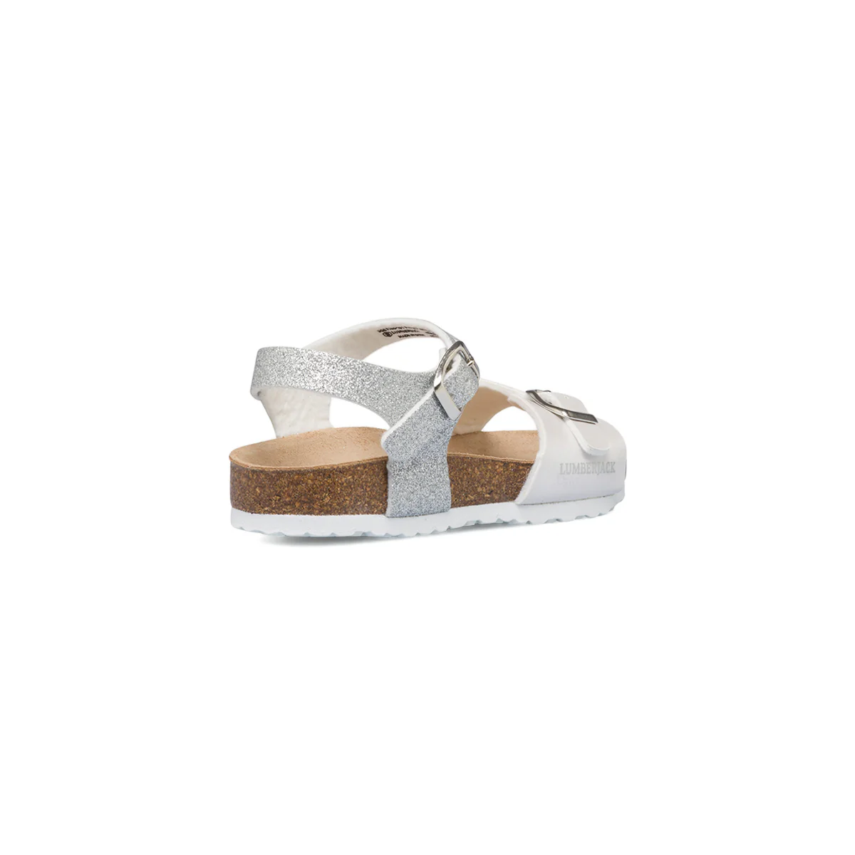 Sandali bianchi e argento da bambina con glitter Lumberjack Bling - Image 3