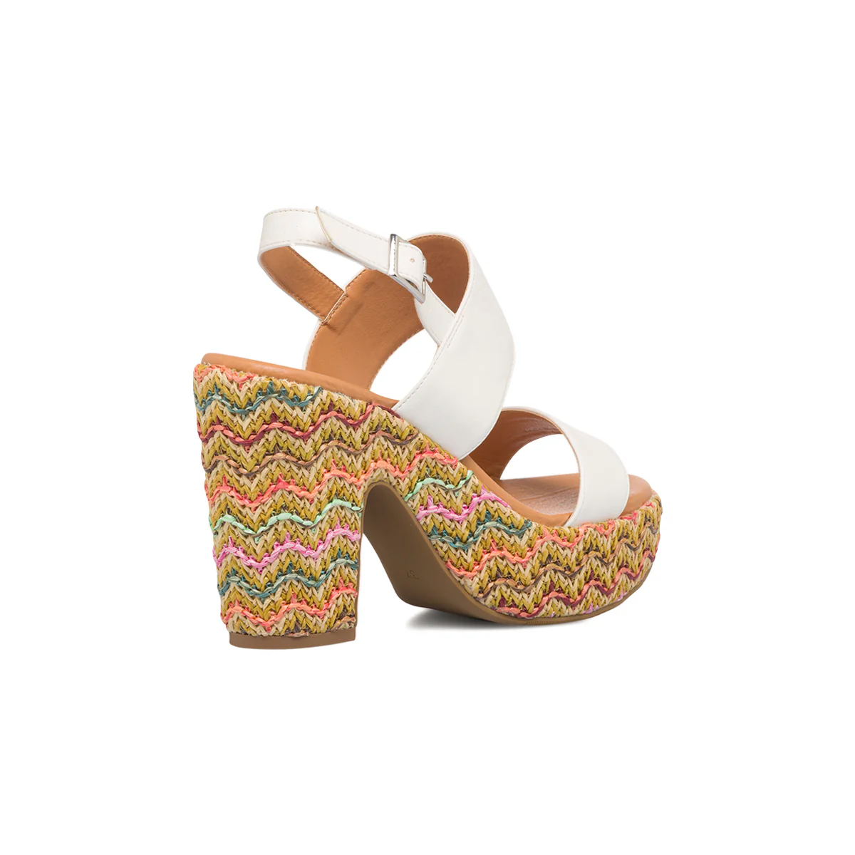 Sandali bianchi off-white da donna con tacco 10 cm Lora Ferres - Image 3
