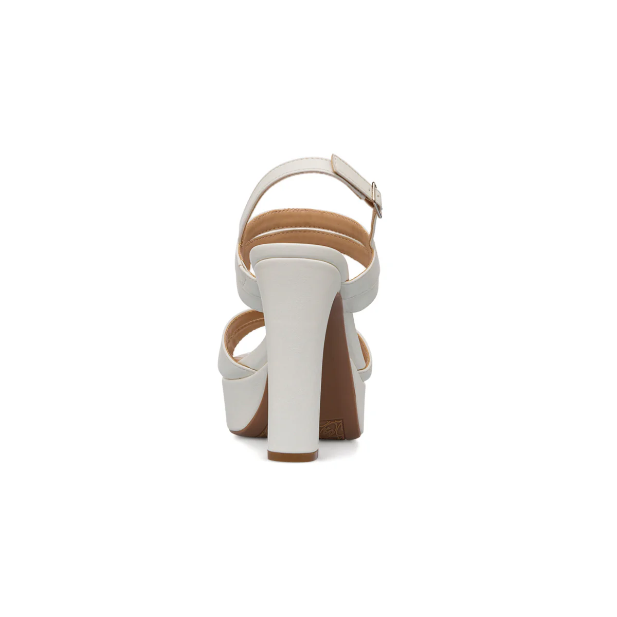 Sandali bianco off white da Donna con doppia fascia e tacco 8,5 cm Swish Jeans - Image 4