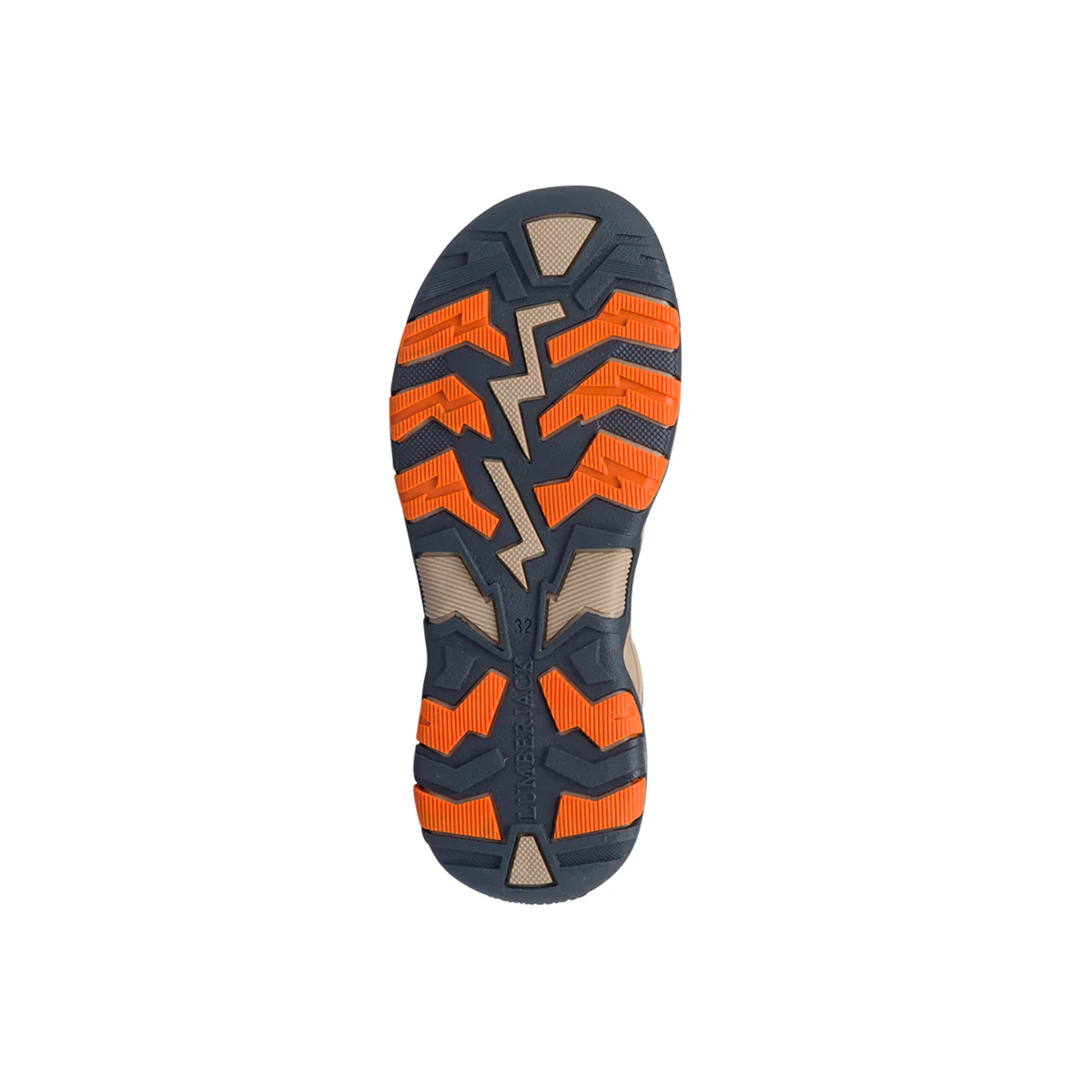 Sandali blu camouflage da bambino con sottopiede in pelle Lumberjack Levi - Image 4