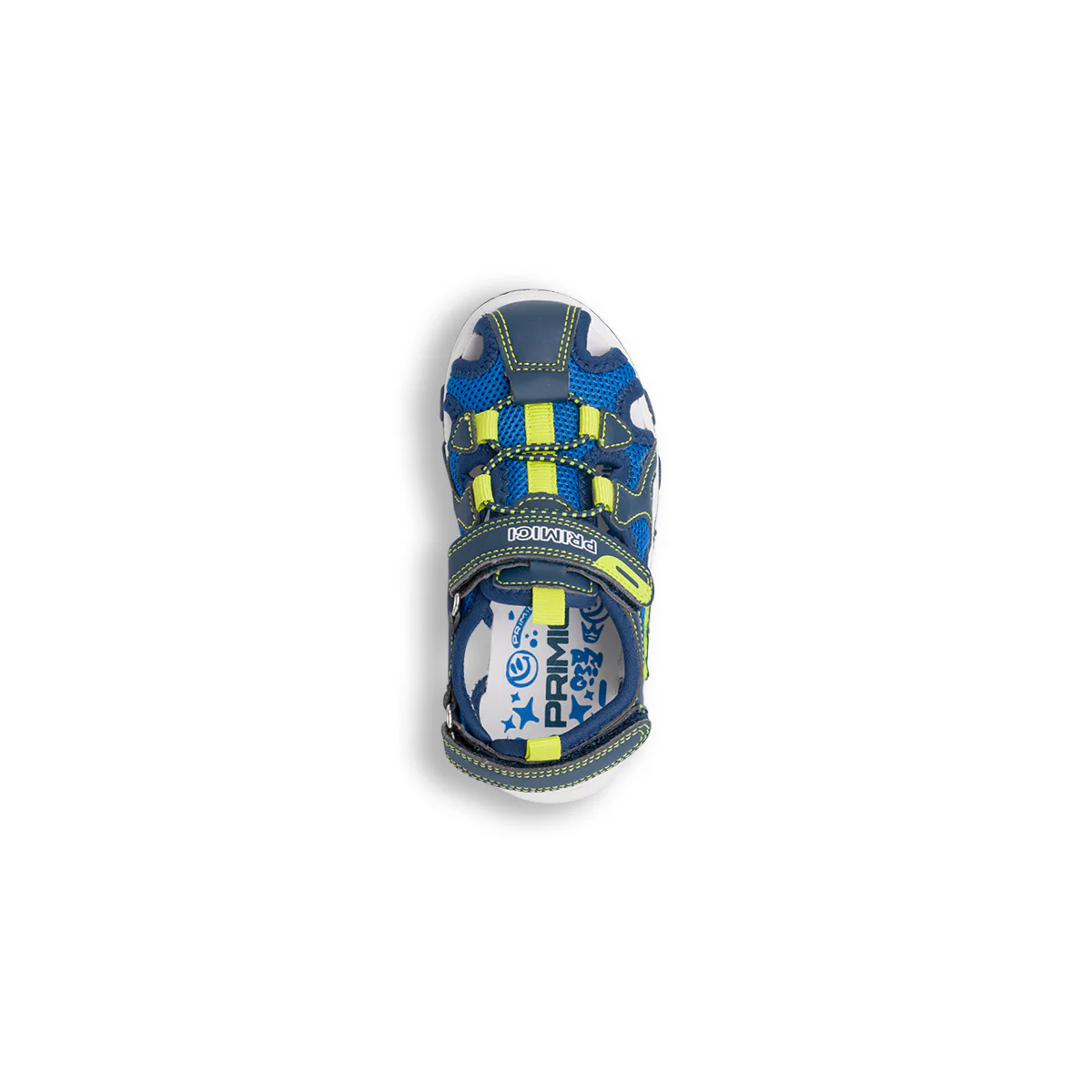 Sandali blu da Bambino chiusi con con dettagli fluo ed elastico Primigi - Image 5