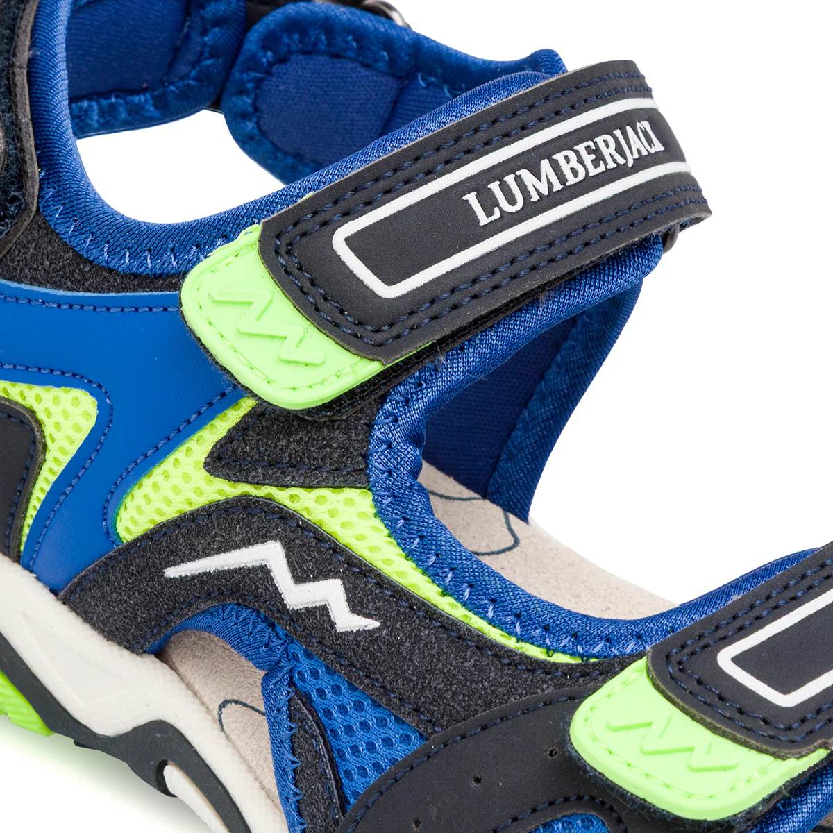 Sandali Blu da Bambino con dettagli fluo Lumberjack - Image 4