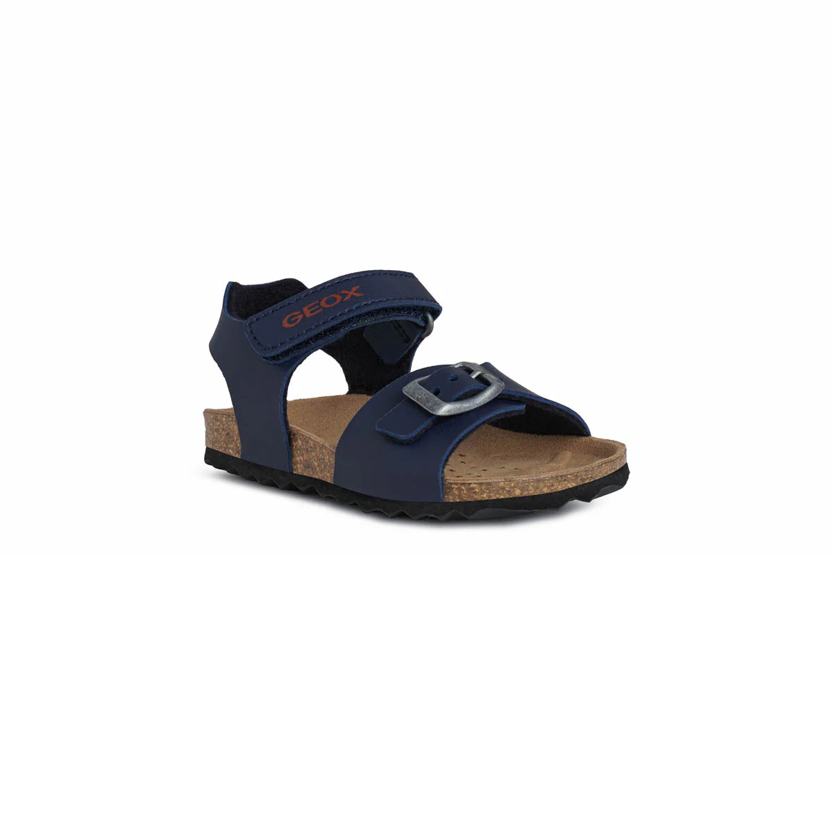 Sandali blu da Bambino con fibbia Geox con suola traspirante