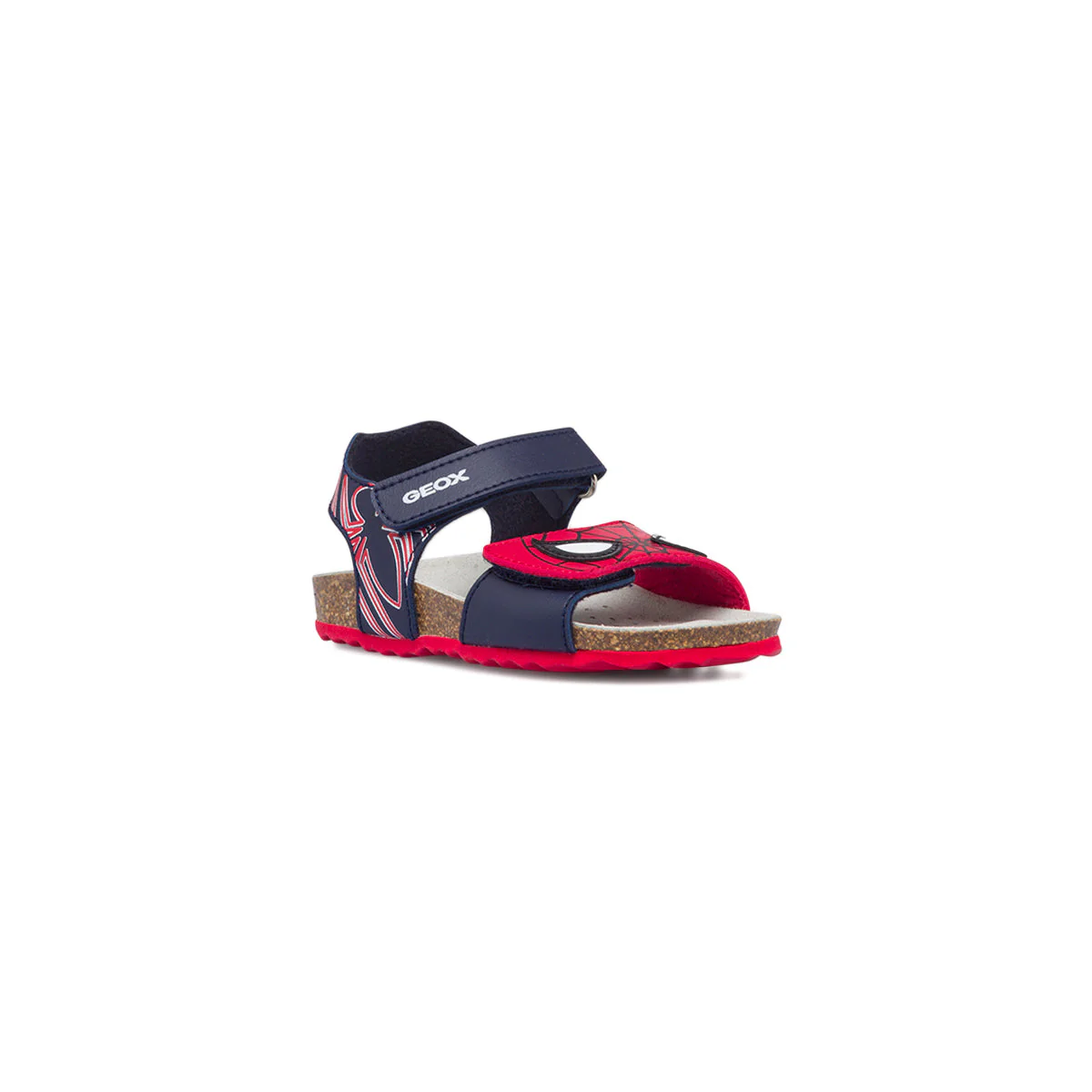 Sandali blu da bambino con stampa Spiderman Geox Chalki - Image 2