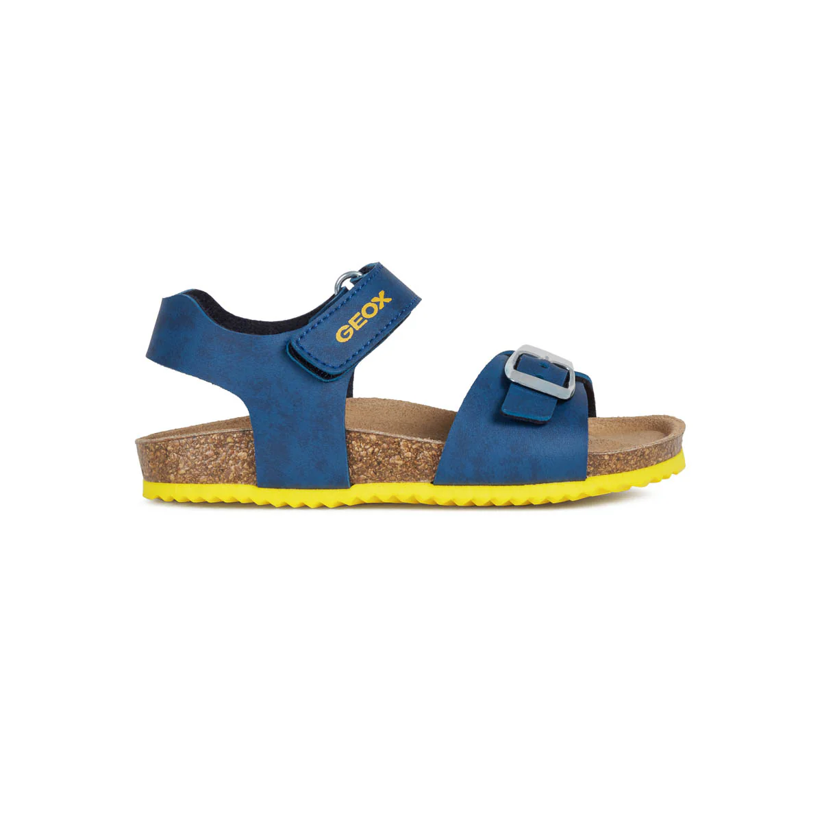 Sandali blu da Bambino con suola in contrasto traspirante Geox