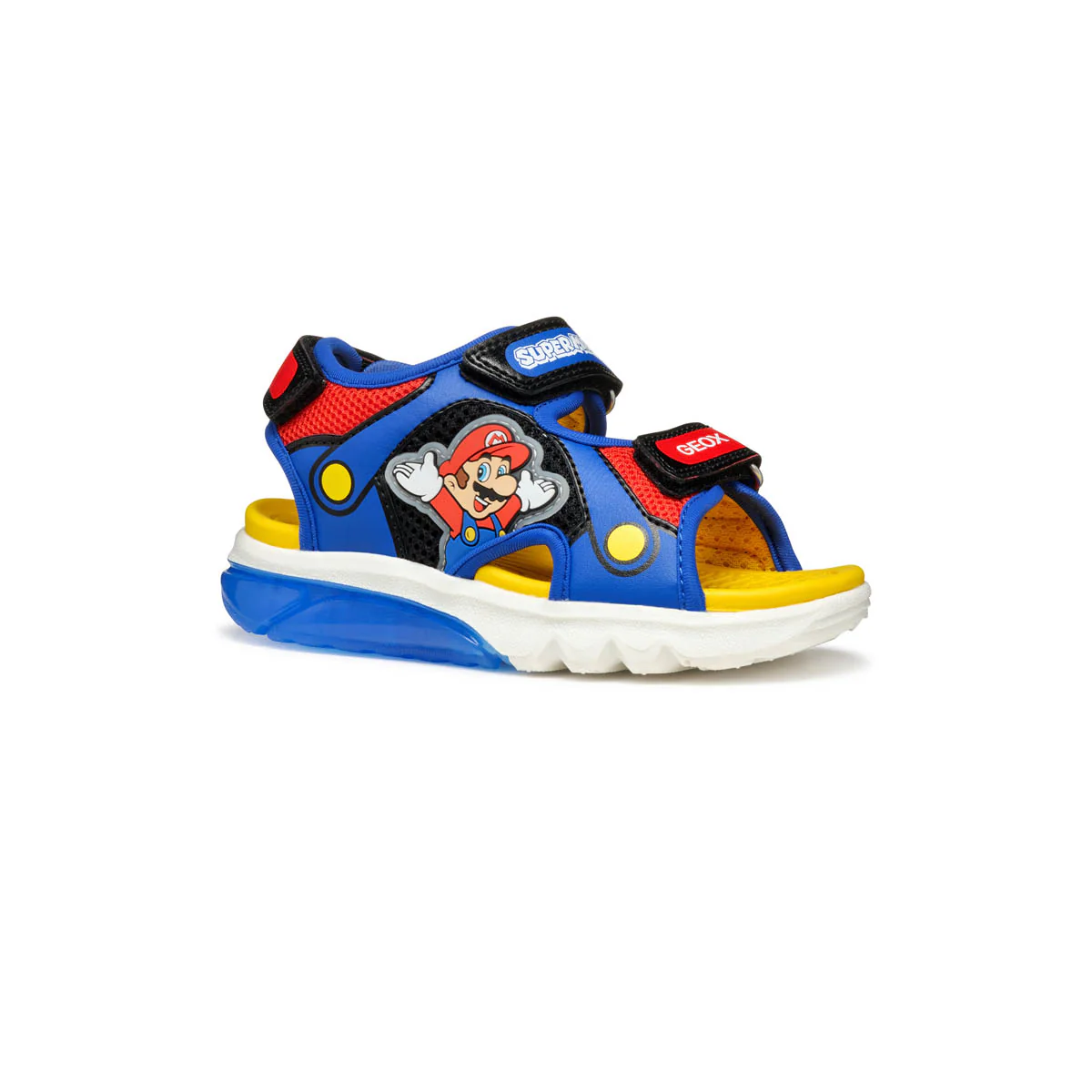 Sandali blu da Bambino con suola traspirante Super Mario Geox - Image 2