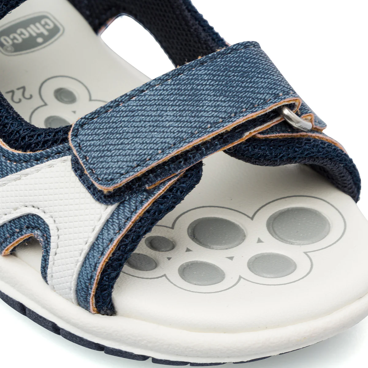 Sandali blu da Bambino Primi Passi con chiusura a strappo Chicco - Image 4